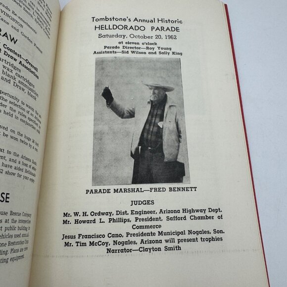 Vintage Arizona Travel Memorabilia Set Featuring 1962 Helldorado Program Tickets - Picture 12 of 15